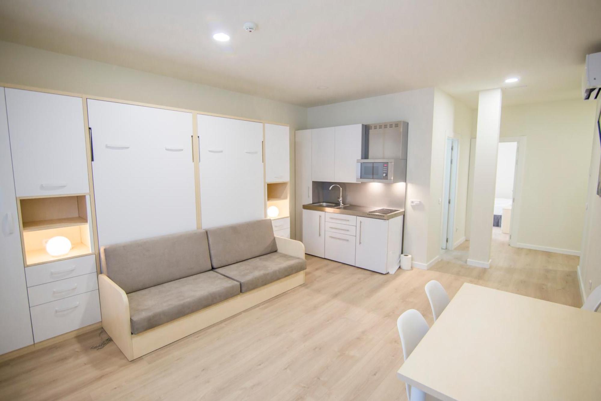 Apartamentos Plaza de Santiago - Estudios Turisticos - 1 LLAVE Pinto Exterior foto