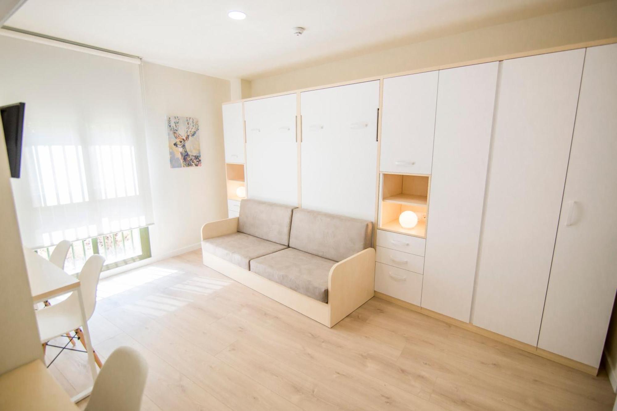 Apartamentos Plaza de Santiago - Estudios Turisticos - 1 LLAVE Pinto Exterior foto